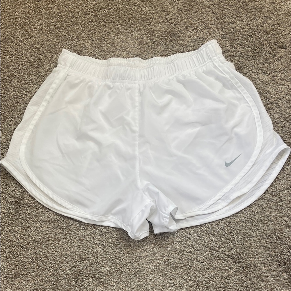 Nike Women's White Athletic Shorts